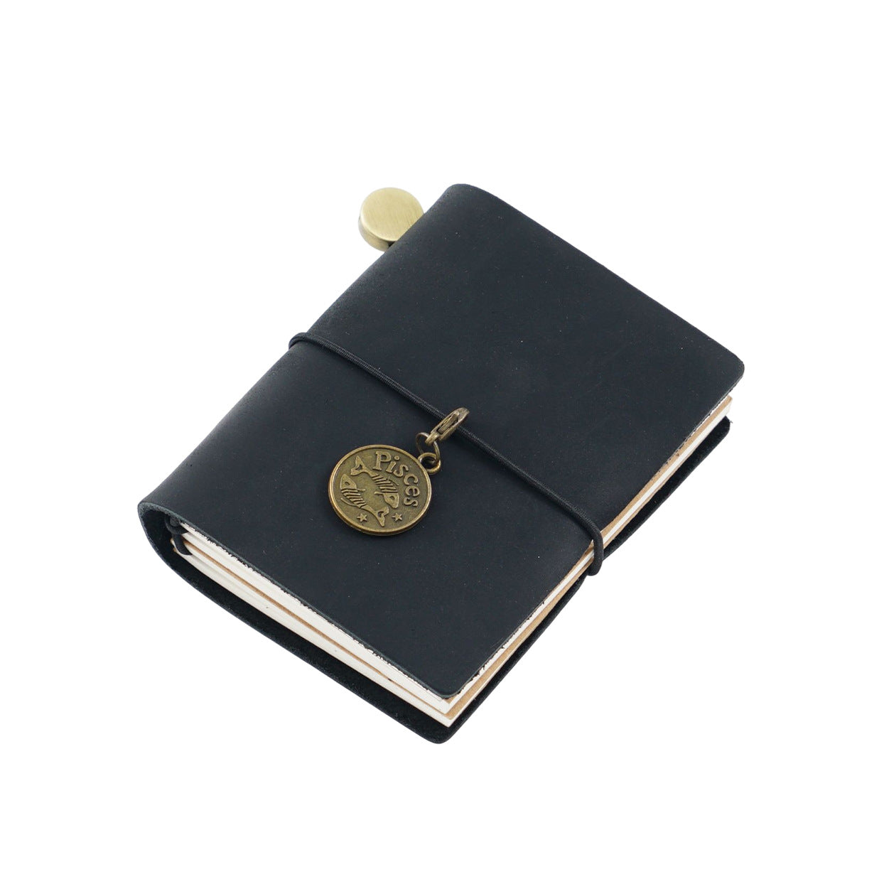 Wholesale Handbooks Mini Loose-leaf Notebooks Cowhide Pocket Notebooks
